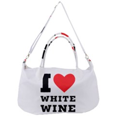 I Love White Wine Removable Strap Handbag by ilovewhateva