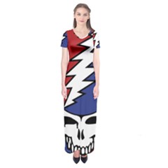 Grateful Dead Short Sleeve Maxi Dress by Mog4mog4