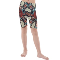 Grateful Dead Pacific Northwest Kids  Mid Length Swim Shorts by Mog4mog4