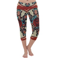 Grateful Dead Pacific Northwest Capri Yoga Leggings by Mog4mog4