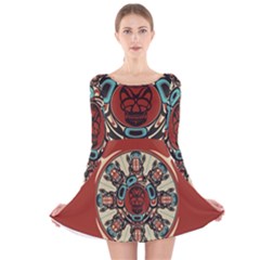 Grateful Dead Pacific Northwest Long Sleeve Velvet Skater Dress by Mog4mog4