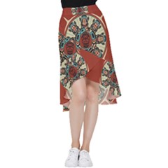 Grateful Dead Pacific Northwest Frill Hi Low Chiffon Skirt by Mog4mog4