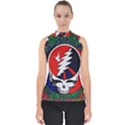 Grateful Dead Pattern Mock Neck Shell Top View1