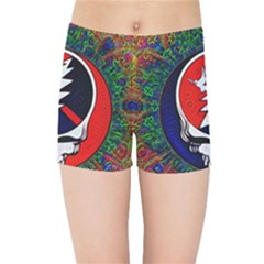 Grateful Dead Pattern Kids  Sports Shorts