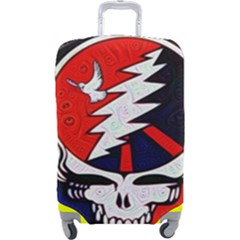 Grateful Dead Pattern Luggage Cover (large) by Mog4mog4