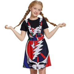 Grateful Dead Pattern Kids  Apron Dress