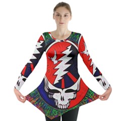 Grateful Dead Pattern Long Sleeve Tunic 