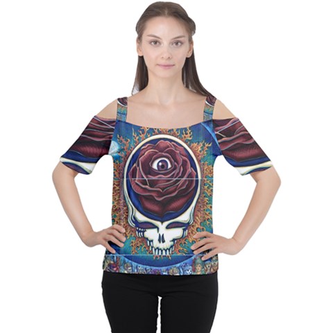 Grateful Dead Ahead Of Their Time Cutout Shoulder Tee by Mog4mog4