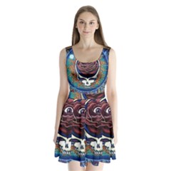 Grateful Dead Ahead Of Their Time Split Back Mini Dress  by Mog4mog4