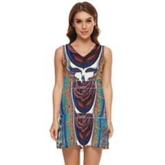 Grateful Dead Ahead Of Their Time Tiered Sleeveless Mini Dress by Mog4mog4