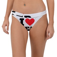 I Love Red Wine Band Bikini Bottoms by ilovewhateva