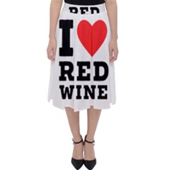 I Love Red Wine Classic Midi Skirt by ilovewhateva