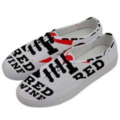 I Love Red Wine Men s Classic Low Top Sneakers by ilovewhateva