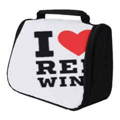 I Love Red Wine Full Print Travel Pouch (small) by ilovewhateva