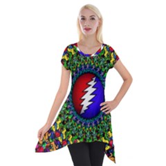 Grateful Dead Short Sleeve Side Drop Tunic