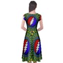 Grateful Dead Cap Sleeve Wrap Front Dress View2