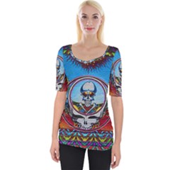 Grateful Dead Wallpapers Wide Neckline Tee