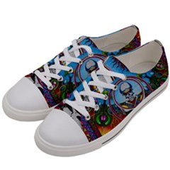 Grateful Dead Wallpapers Men s Low Top Canvas Sneakers