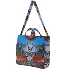 Grateful Dead Wallpapers Square Shoulder Tote Bag