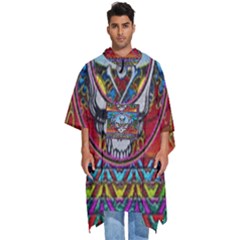 Grateful Dead Wallpapers Men s Hooded Rain Ponchos