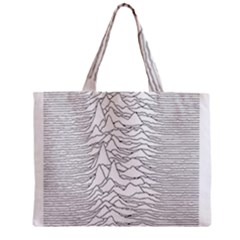 Joy Division Unknown Pleasures Post Punk Zipper Mini Tote Bag by Mog4mog4