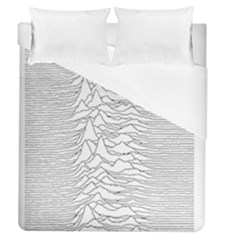 Joy Division Unknown Pleasures Post Punk Duvet Cover (queen Size) by Mog4mog4