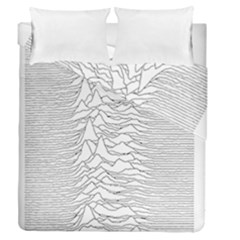 Joy Division Unknown Pleasures Post Punk Duvet Cover Double Side (queen Size) by Mog4mog4