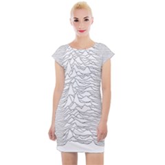 Joy Division Unknown Pleasures Post Punk Cap Sleeve Bodycon Dress by Mog4mog4