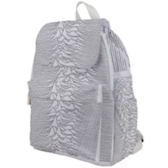 Joy Division Unknown Pleasures Post Punk Top Flap Backpack by Mog4mog4