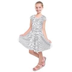 Joy Division Unknown Pleasures Post Punk Kids  Short Sleeve Dress by Mog4mog4