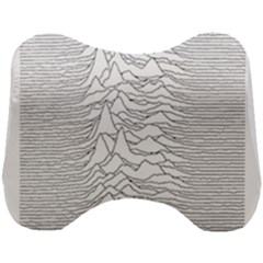 Joy Division Unknown Pleasures Post Punk Head Support Cushion by Mog4mog4