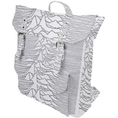 Joy Division Unknown Pleasures Post Punk Buckle Up Backpack by Mog4mog4