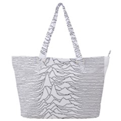 Joy Division Unknown Pleasures Post Punk Full Print Shoulder Bag by Mog4mog4