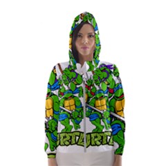 Teenage Mutant Ninja Turtles Women s Hooded Windbreaker by Mog4mog4