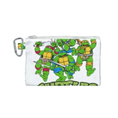 Teenage Mutant Ninja Turtles Canvas Cosmetic Bag (small) by Mog4mog4