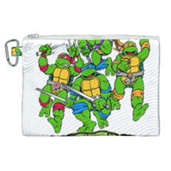 Teenage Mutant Ninja Turtles Canvas Cosmetic Bag (xl) by Mog4mog4