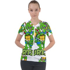 Teenage Mutant Ninja Turtles Short Sleeve Zip Up Jacket by Mog4mog4