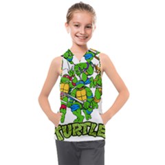 Teenage Mutant Ninja Turtles Kids  Sleeveless Hoodie by Mog4mog4