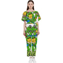 Teenage Mutant Ninja Turtles Batwing Lightweight Chiffon Jumpsuit by Mog4mog4