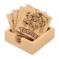 Teenage Mutant Ninja Turtles Bamboo Coaster Set