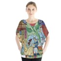 Beauty Stained Glass Batwing Chiffon Blouse View1