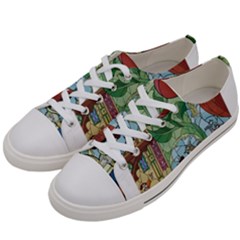 Beauty Stained Glass Women s Low Top Canvas Sneakers by Mog4mog4