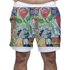 Beauty Stained Glass Men s Shorts by Mog4mog4