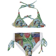 Beauty Stained Glass Kids  Classic Bikini Set by Mog4mog4