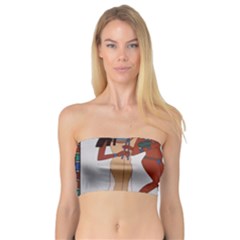 Egypt Fresco Mural Decoration Bandeau Top by Mog4mog4