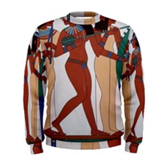 Egypt Fresco Mural Decoration Men s Sweatshirt by Mog4mog4