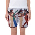 Egypt Fresco Mural Decoration Women s Basketball Shorts View1