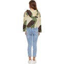 Egyptian Paper Papyrus Bird Women s Lightweight Cropped Hoodie View4