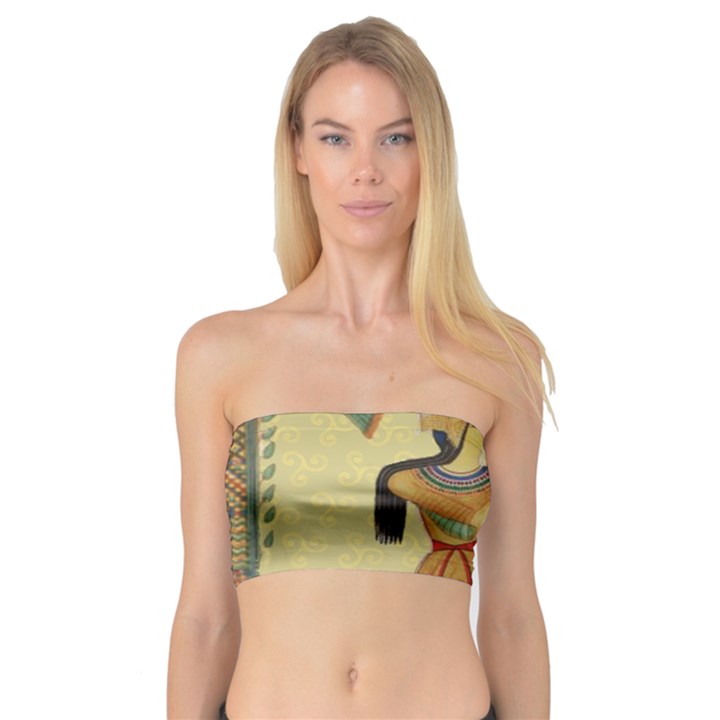 Egyptian Design Man Artifact Royal Bandeau Top