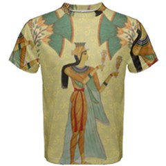 Egyptian Design Man Artifact Royal Men s Cotton Tee by Mog4mog4